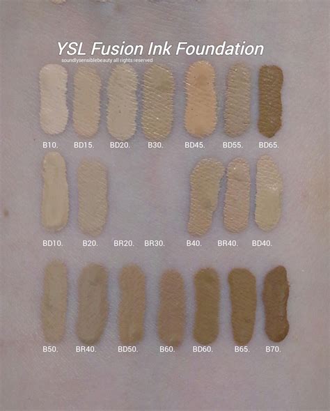 ysl fusion ink foundation b40|YSL Fusion Ink Foundation; Review & Swatches of .